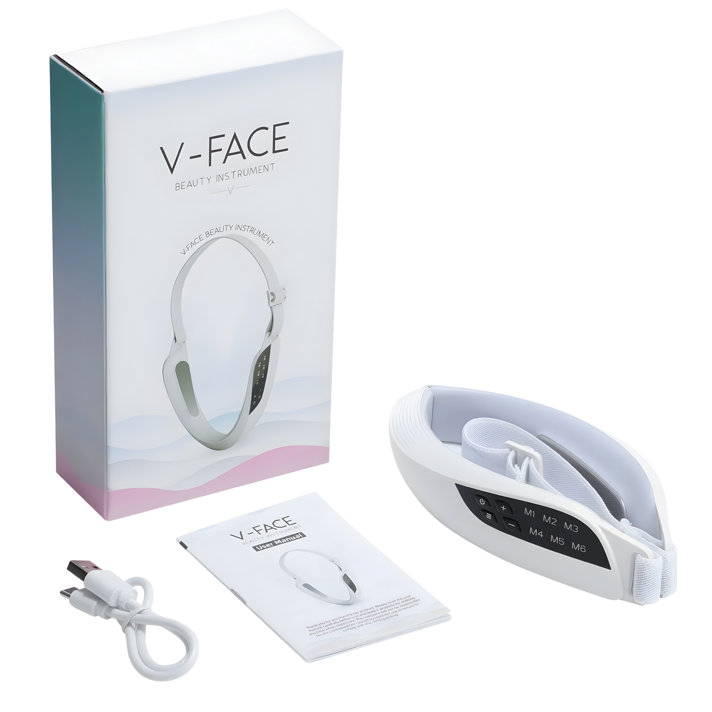 Masajeador Facial EMS V-Shape